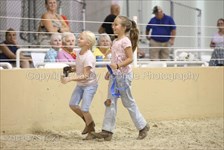 Beau's victory lap, leaving the arena with Ella & Lili bringing in his loot!