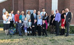 Our family that was in town to be with us when we were set apart by our Bishop for our mission